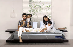 Spinecure Spine-Opedic - India's First Health Guard + Certified Anti-Bacterial Orthopedic Mattress (White)
