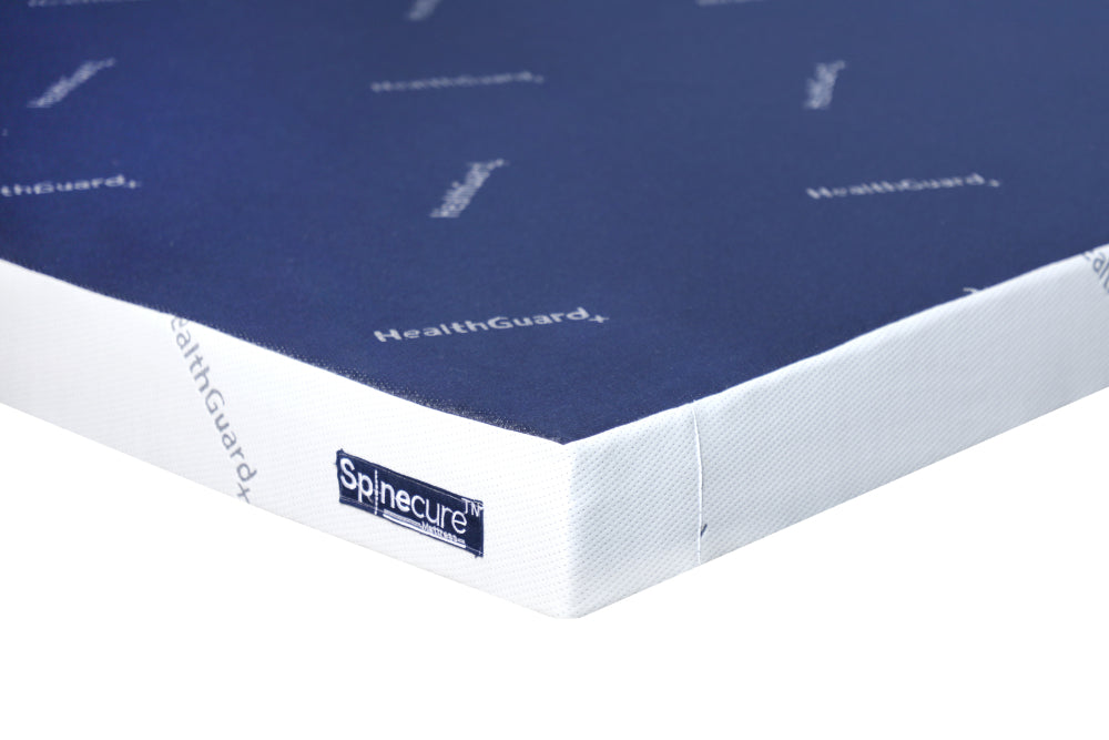 Anti-Bacterial Orthopedic Mattress – Health Guard+ Certified by Spinecure Spine-Opedic (Blue)