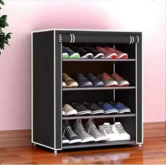 Spinecure sleeves shoe rack Metal Collapsible Shoe Stand with shelves DIY(Do-It-Yourself))