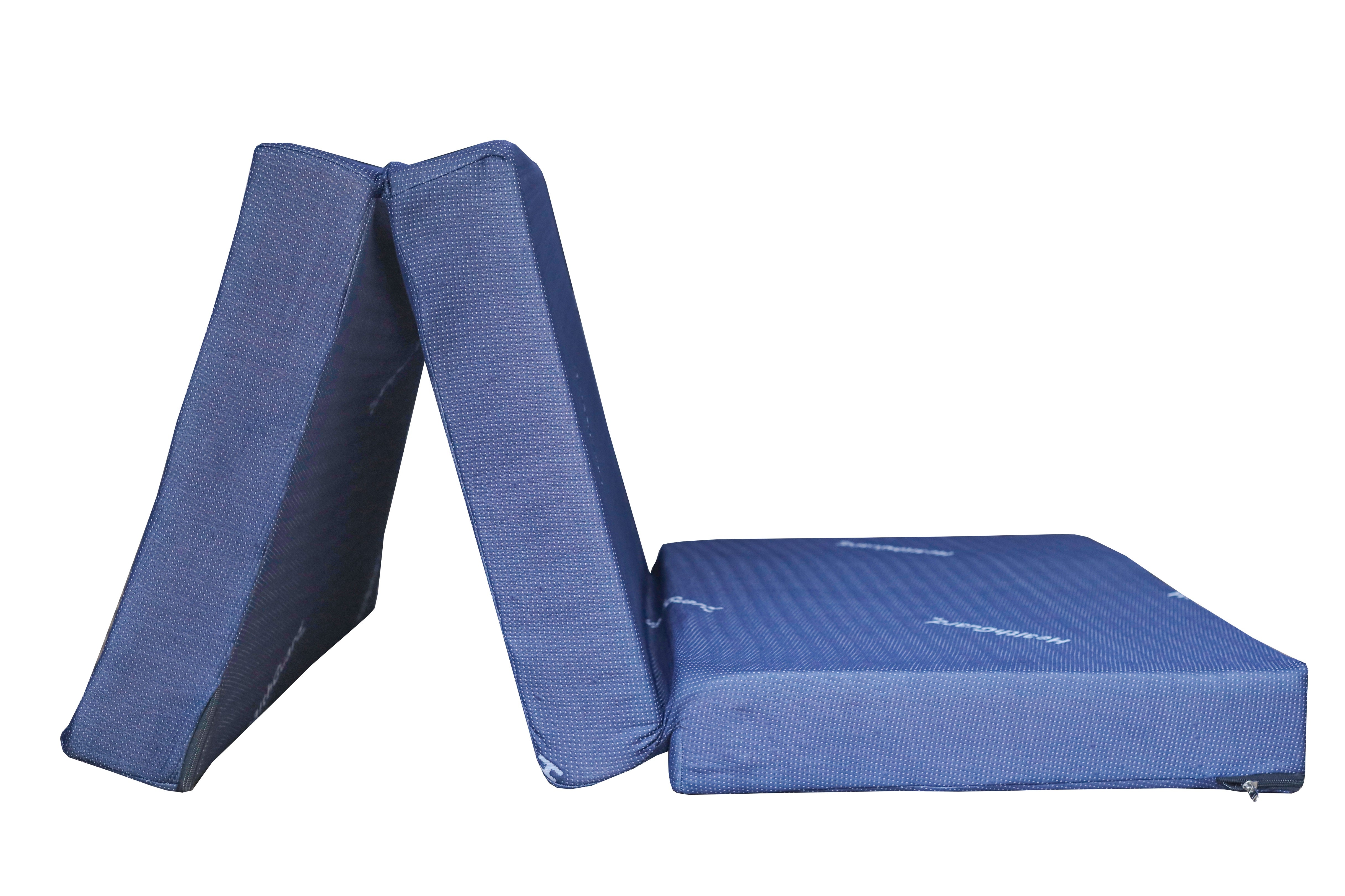 Spinecure Tri-Fold 5 Inch Mattress – Foldable Single Bed Foam Mattress for Guests & Travel