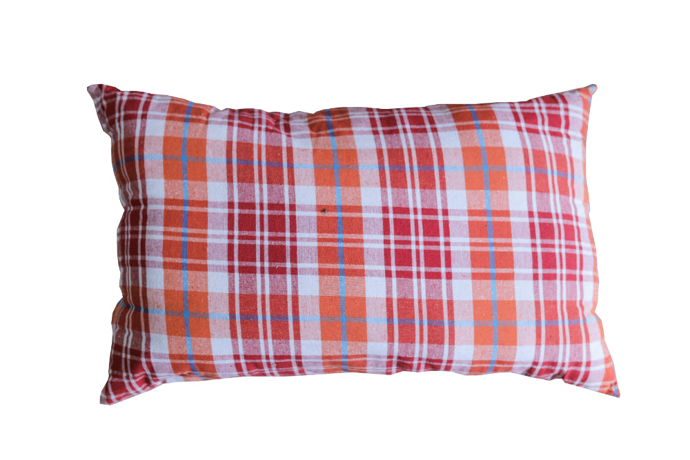 Spinecure Cotton Pillow – Soft Grey Poly-Cotton Filled Pillow for Sleeping (25x16 Inches)