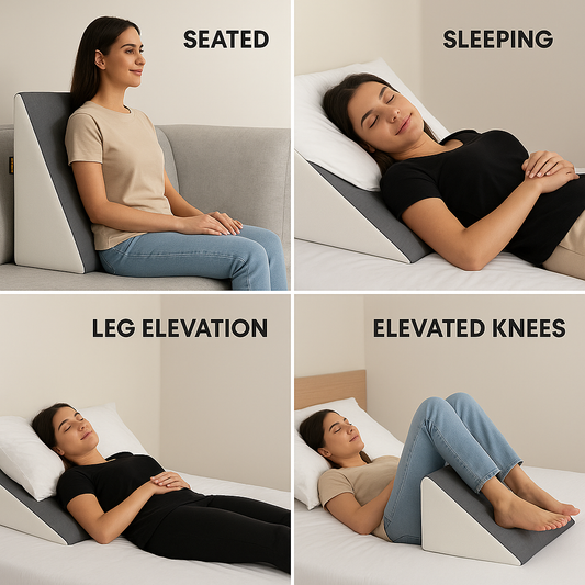 Spinecure Anti-Reflux Memory Foam Wedge Pillow