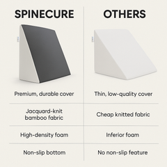 Spinecure Anti-Reflux Memory Foam Wedge Pillow