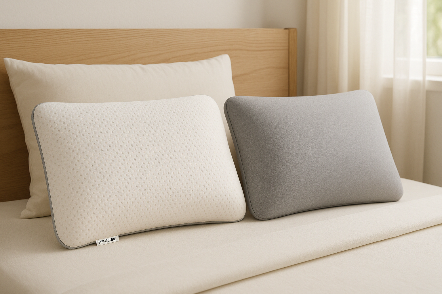 Orthopedic Memory Foam Pillow with Washable Cover – Spinecure