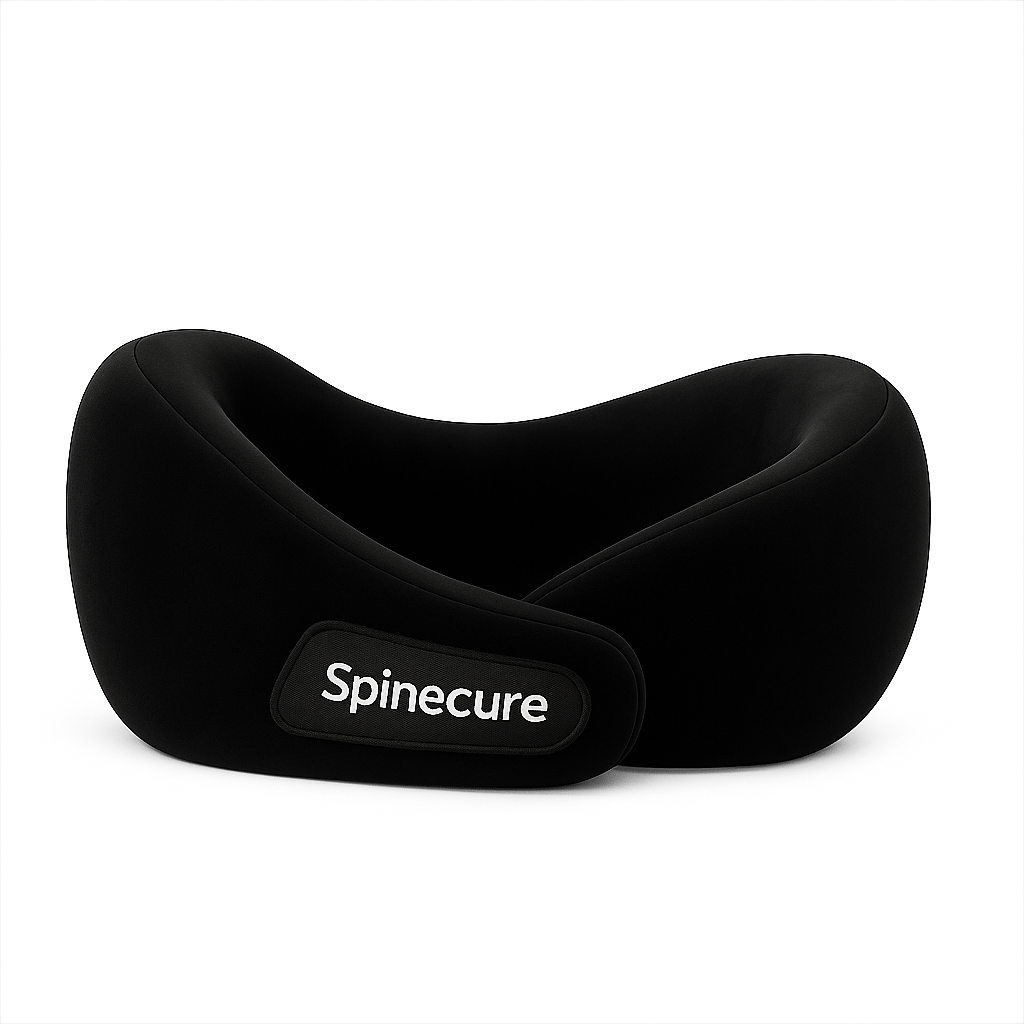 Spinecure TravelNest™ – Neck Pillow with Chain Cover