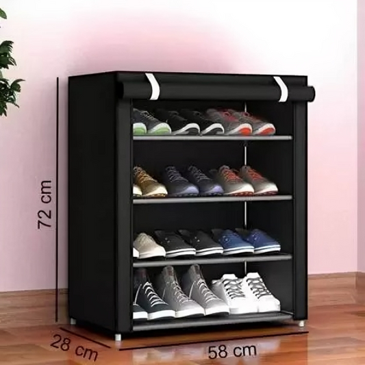 Spinecure sleeves shoe rack Metal Collapsible Shoe Stand with shelves DIY(Do-It-Yourself))