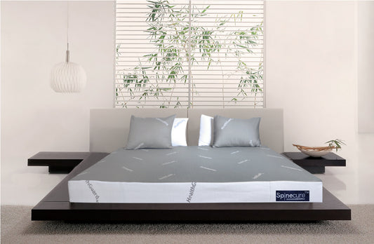 Spinecure Spine-Opedic - India's First Health Guard+ Certified Anti-Bacterial Orthopedic Mattress (Grey)